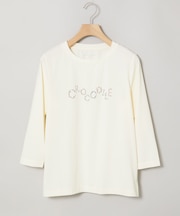 ロゴプリント 七分袖 Tシャツ