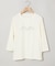 ロゴプリント 七分袖 Tシャツ