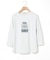 トランク柄プリント 七分袖 Tシャツ
