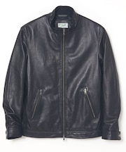 ラムレザー シングルライダースジャケット