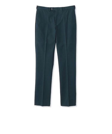 「Adjustable Fit」ストレッチブラッシュドツイルコットンパンツ/カラーチノパンツ