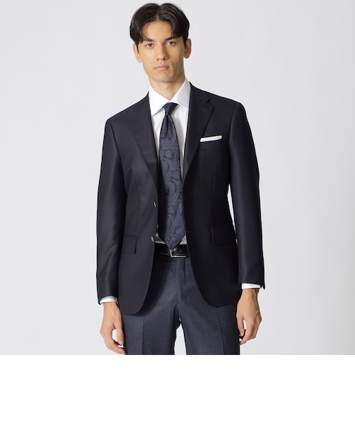 クラシックホップサックネイビーブレザー