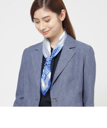 【Precious掲載】ブラッシュドットスカーフ