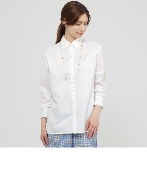 【Precious掲載】【ウォッシャブル】ピケストライプ　ブラウス