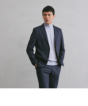 【WEB・一部店舗限定】メランジプリントツイルライトジャケット