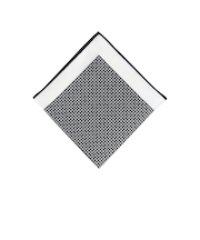 【Nikkei magazin掲載】シルクプリントチーフ　千鳥柄