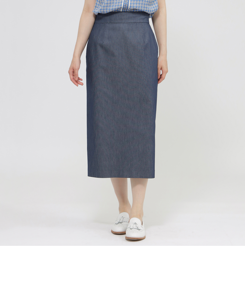 【ウォッシャブル】クールデニム　スカート