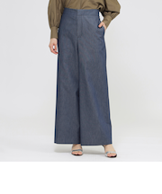 【ウォッシャブル】クールデニム　パンツ