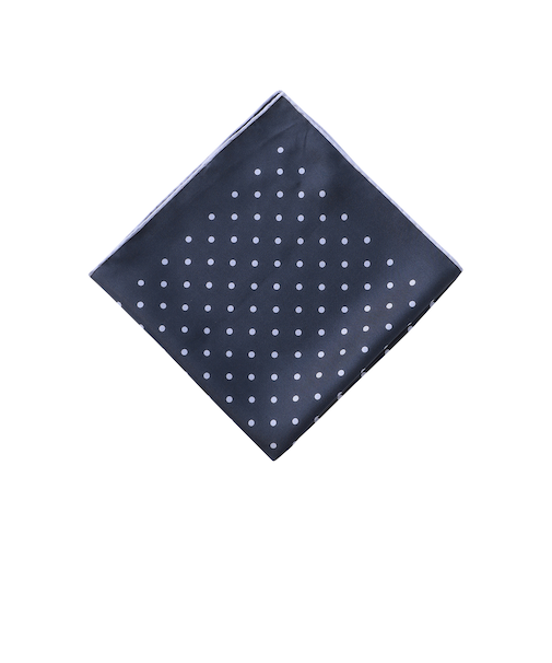 【Nikkei magazin掲載】ポケットチーフ　ドット柄