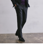 「STUART'S TRAVELER」へリンボンミルドジャージースラックス/スラックス