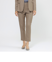 【Nikkei magazine掲載】【ウォッシャブル/防シワ性】ウーステッドクリアツイル　パンツ