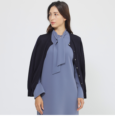 ウォッシャブルウール　カーディガン