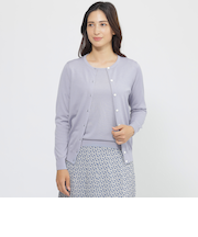 ウォッシャブルウール　カーディガン