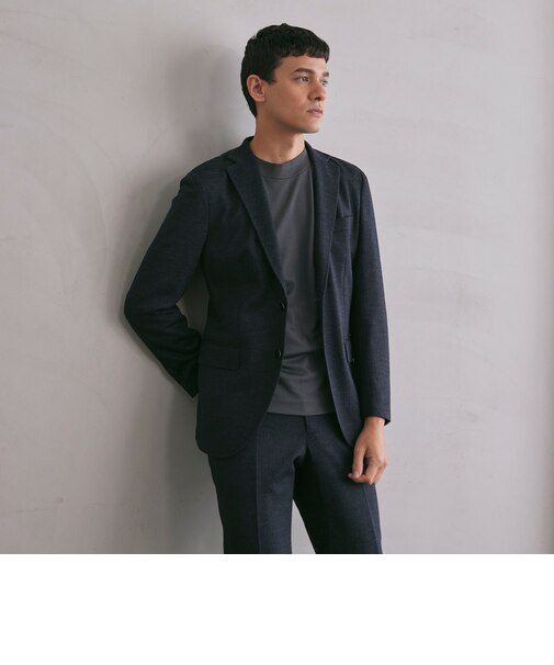 【Nikkei magazine掲載】へリンボンミルドジャージー/セットアップ対応