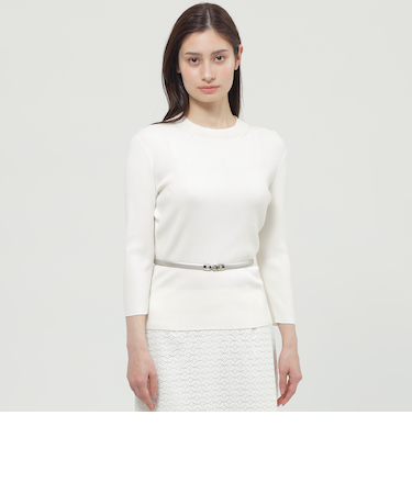 【Nikkei magazine掲載】【ウォッシャブル】クールレーヨン　プルオーバー