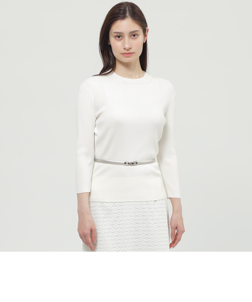 【Nikkei magazine掲載】【ウォッシャブル】クールレーヨン　プルオーバー