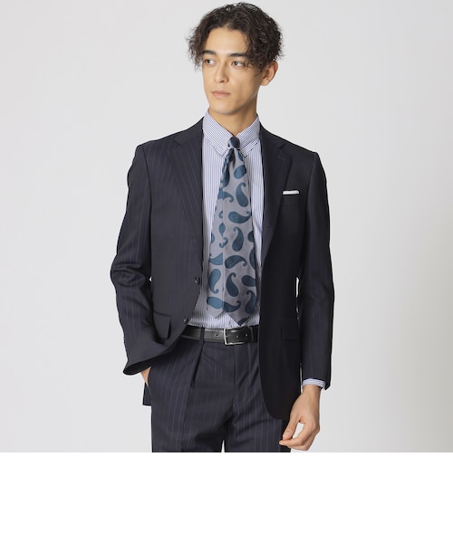 TAILOR CLOTH シルク混 チェック スーツ｜ニューヨーカーの