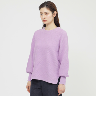 【ウォッシャブル】ブークレーツィード　プルオーバー