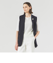 【Nikkei magazine掲載】【ウォッシャブル】アイリーダブルクロス　ジレ