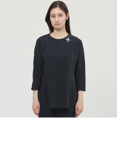 【ウォッシャブル】アイリーダブルクロス　ブラウス