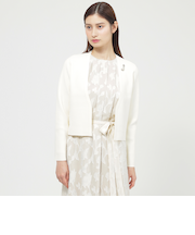 【ウォッシャブル】ドライレーヨンストレッチ　カーディガン