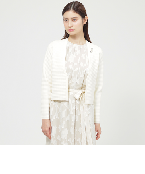 【ウォッシャブル】ドライレーヨンストレッチ　カーディガン