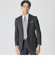 【Nikkei magazine掲載】【BAKER MODEL】シャドウフェイドストライプ柄スーツ