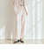【Precious掲載】ウールポリエステルストレッチ　パンツ