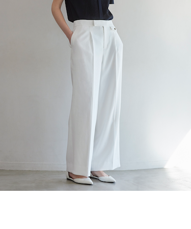 【Precious掲載】【ウォッシャブル】ナチュラルオックス　パンツ