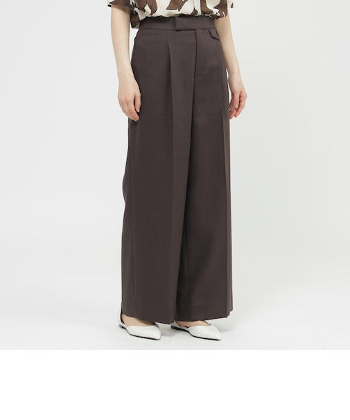 【Precious掲載】【ウォッシャブル】ナチュラルオックス パンツ