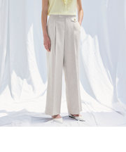 【Precious掲載】【ウォッシャブル】ナチュラルオックス　パンツ