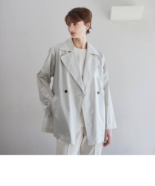 【Nikkei magazine掲載】【ウォッシャブル】エアリータフタ　コート