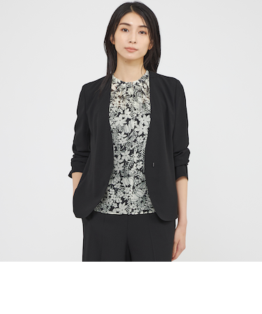 【ウォッシャブル】ライトジョーゼット　ジャケット