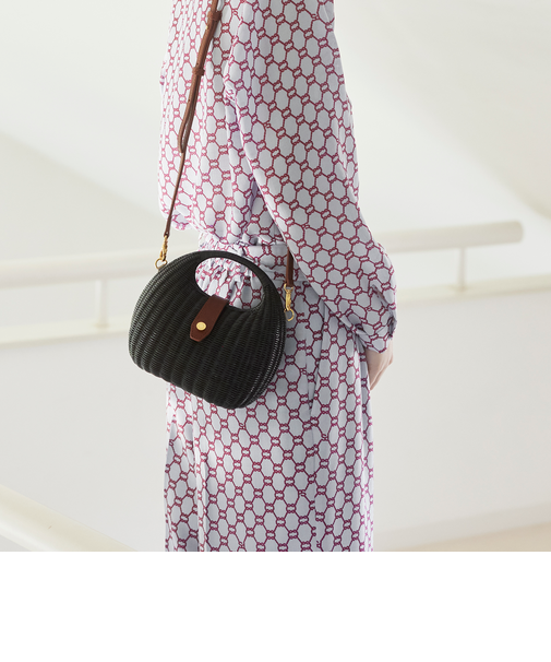 ラタンミニショルダー