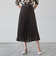 【ウォッシャブル】リネンライクカラミ　スカート