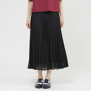 【ウォッシャブル】リネンライクカラミ　スカート