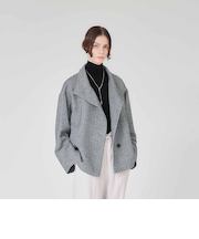 ライトミックスツイード　コート