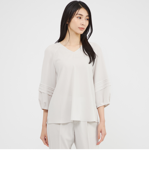 【ウォッシャブル】ライトジョーゼット　ブラウス