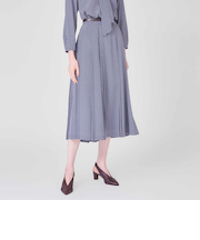 【ウォッシャブル】幾何学プリントジャガード　スカート