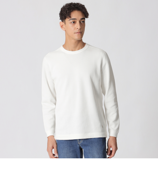 ダブルフェイスワッフルTシャツ