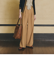 【ウォッシャブル】ウールボイル　パンツ