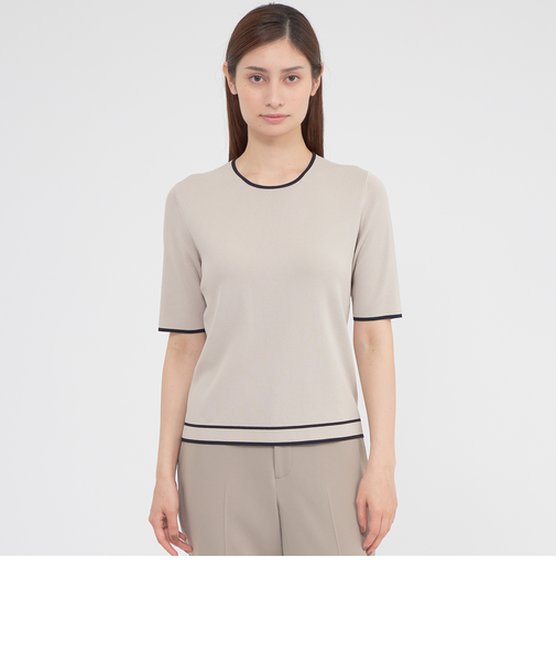 【ウォッシャブル】アセテートストレッチ　プルオーバー