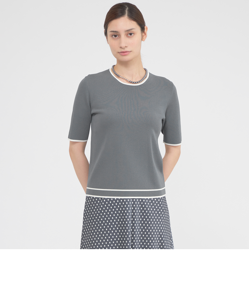 【ウォッシャブル】アセテートストレッチ　プルオーバー