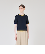 【ウォッシャブル】アセテートストレッチ　プルオーバー