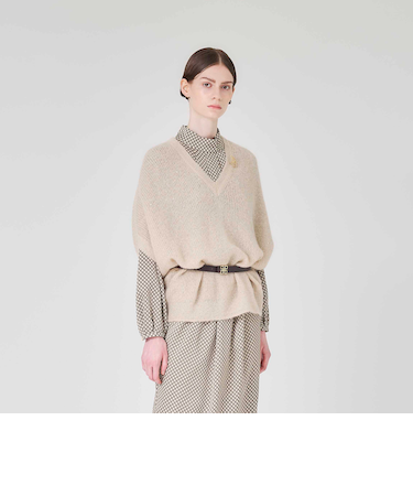 シークインモヘヤ　プルオーバー