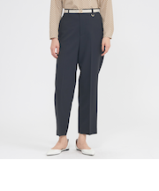 【ウォッシャブル/防しわ性】エアリーツイル　パンツ