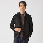 ストレッチスエードフライトブルゾン