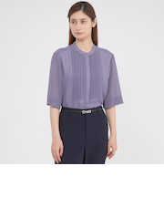 【ウォッシャブル】シフォンジョーゼット　ブラウス