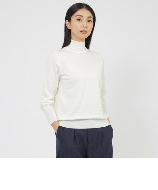 【WEB・一部店舗限定】ウォッシャブルウール　プルオーバー