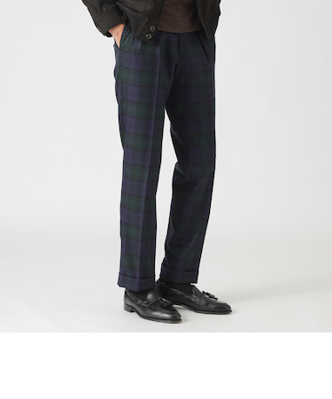 タータンチェックトラウザーズ